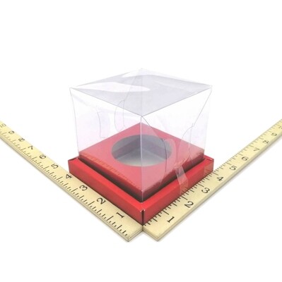 CUPCAKE BOX RED 20&#39;s