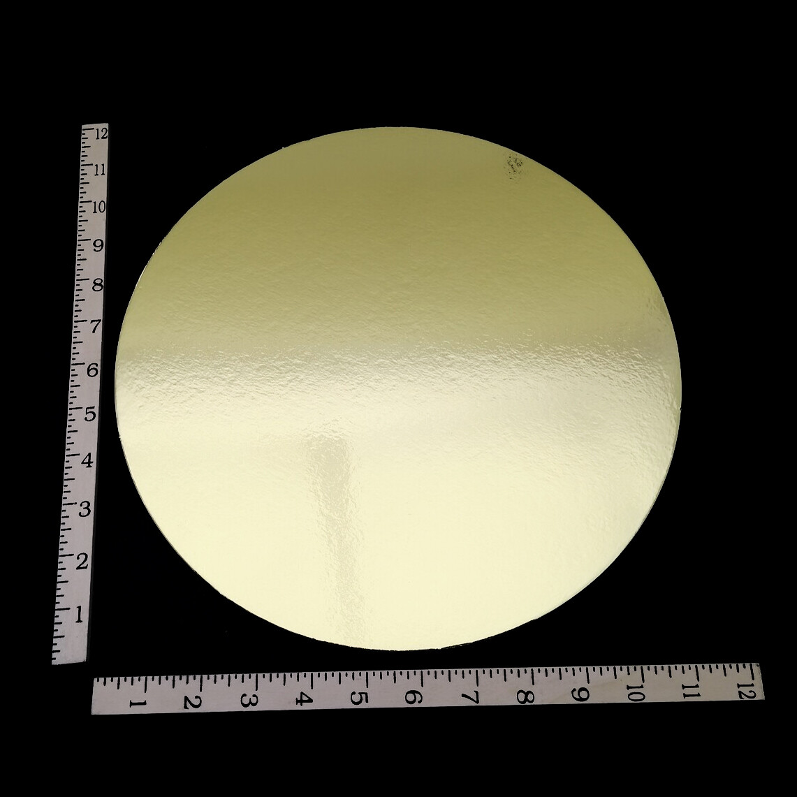 PREMIUM GOLD 12&quot; CAKE BOARD