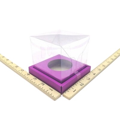 CUPCAKE BOX ROYAL PURPLE 20&#39;s