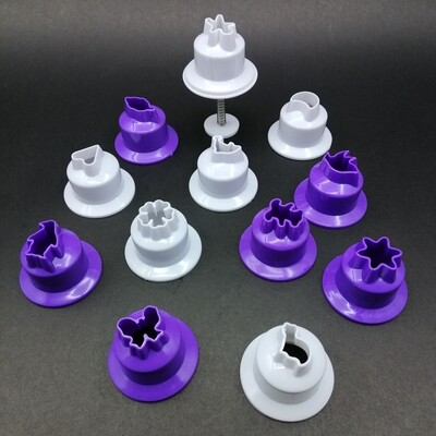SL0226 PLASTIC CAKE MOULD 12SHAPES - B9913