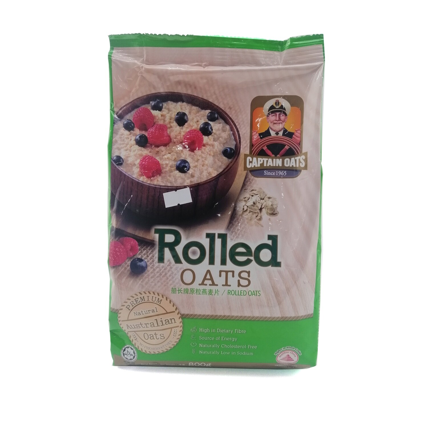 CAPTAIN OATS ROLLED OATS 800g