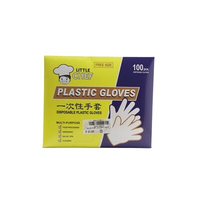 LITTLE CHEF DISPOSABLE GLOVES 100&#39;s