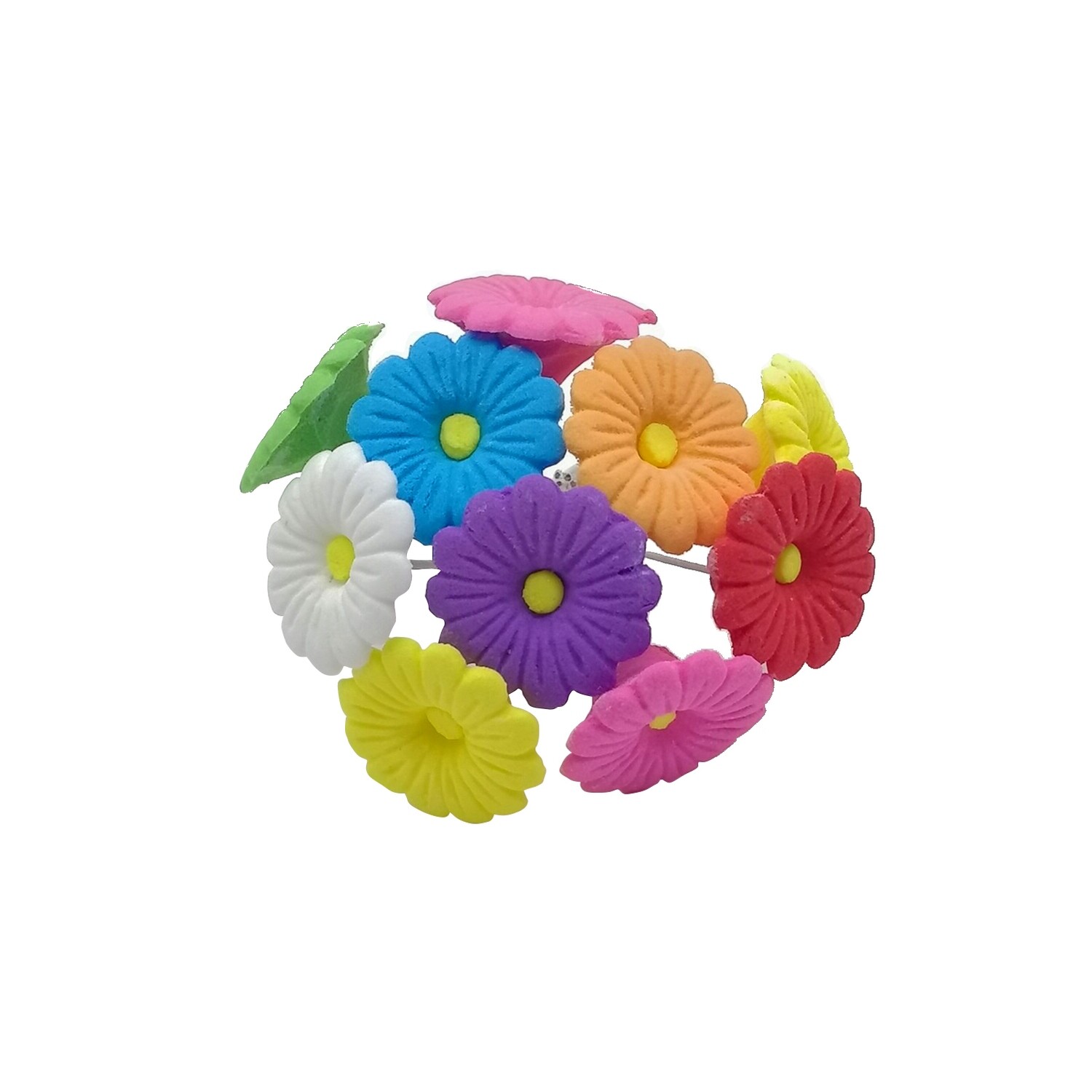 MINI DAISY EDIBLE TOPPER 10&#39;s
