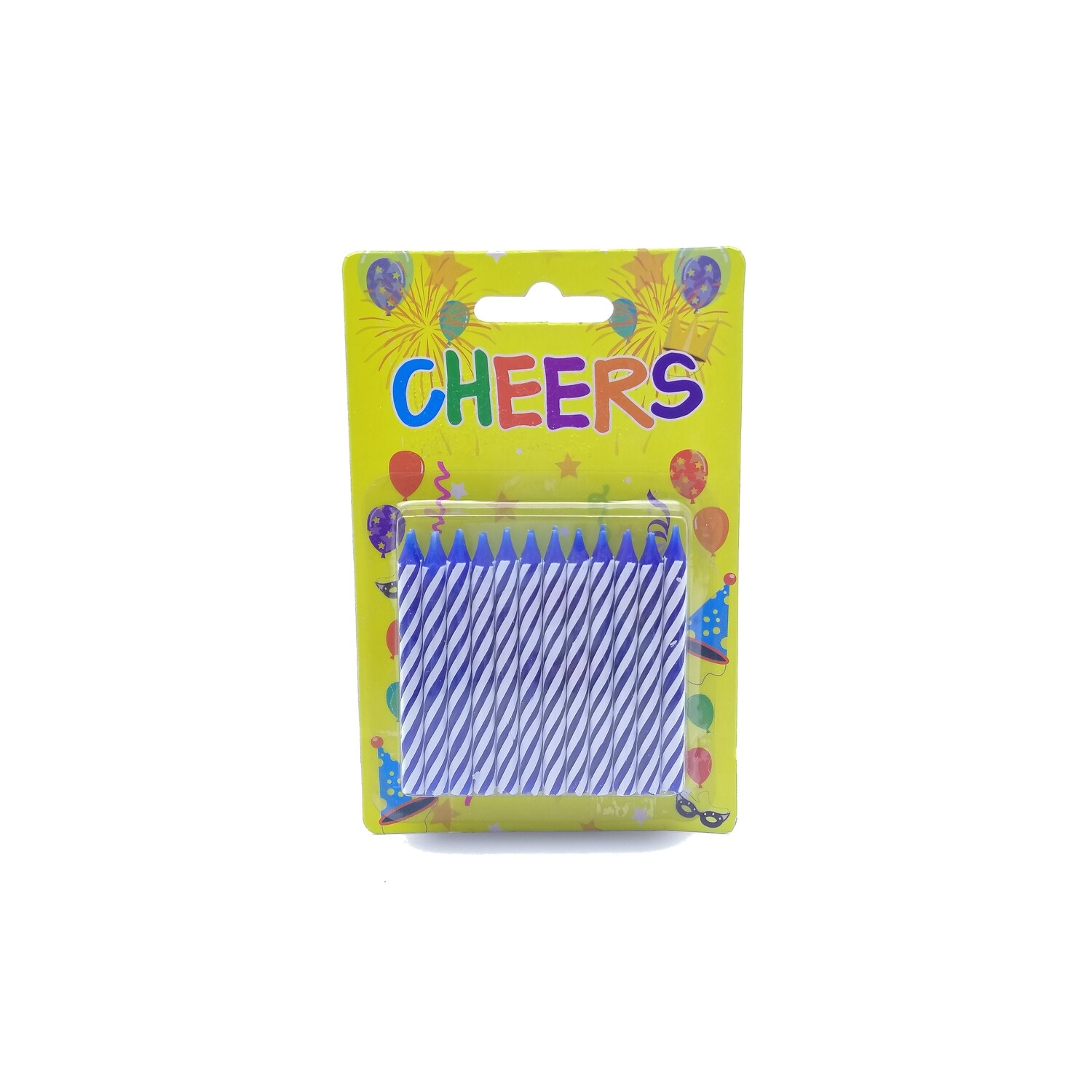 CHEERS CANDLE SMALL BLUE 24&#39;s