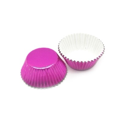 FOIL BAKING CUPS 3oz FUCHSIA 100&#39;s
