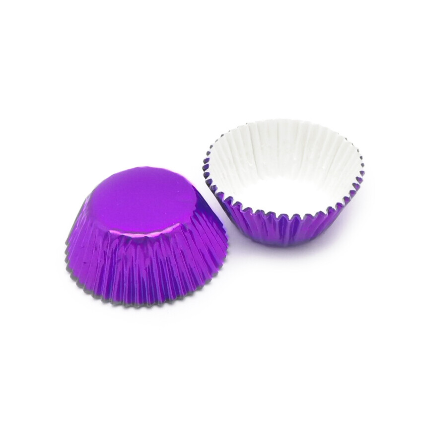 FOIL BAKING CUPS 3oz PURPLE 100&#39;s