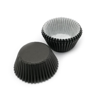 PAPER BAKING CUPS 3oz BLACK 200&#39;s