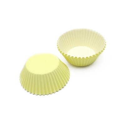 PAPER BAKING CUPS 3oz LIGHT YELLOW 200&#39;s