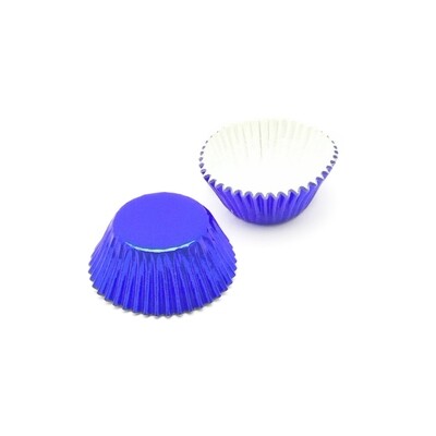 FOIL BAKING CUPS 2oz ROYAL BLUE 100&#39;s