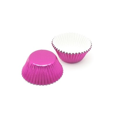FOIL BAKING CUPS 2oz FUCHSIA 100&#39;s