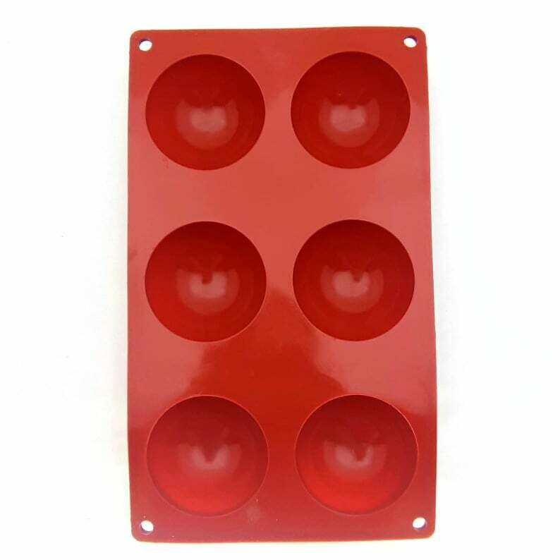 SILICONE HEMISPHERE MOLD 6&#39;s