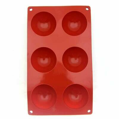 SILICONE HEMISPHERE MOLD 6&#39;s