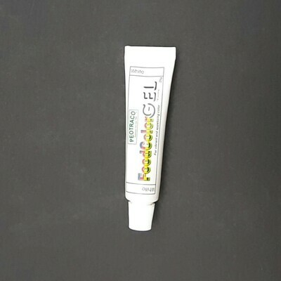 PEOTRACO FOODCOLOR GEL WHITE 25ML
