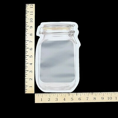 JAR PLASTIC GOLD LARGE 10&#39;s