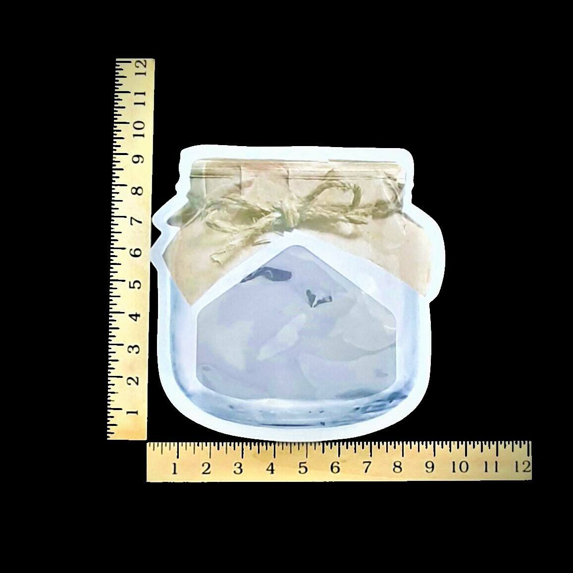 JAR PLASTIC W/ RIBBON MEDIUM 10&#39;s