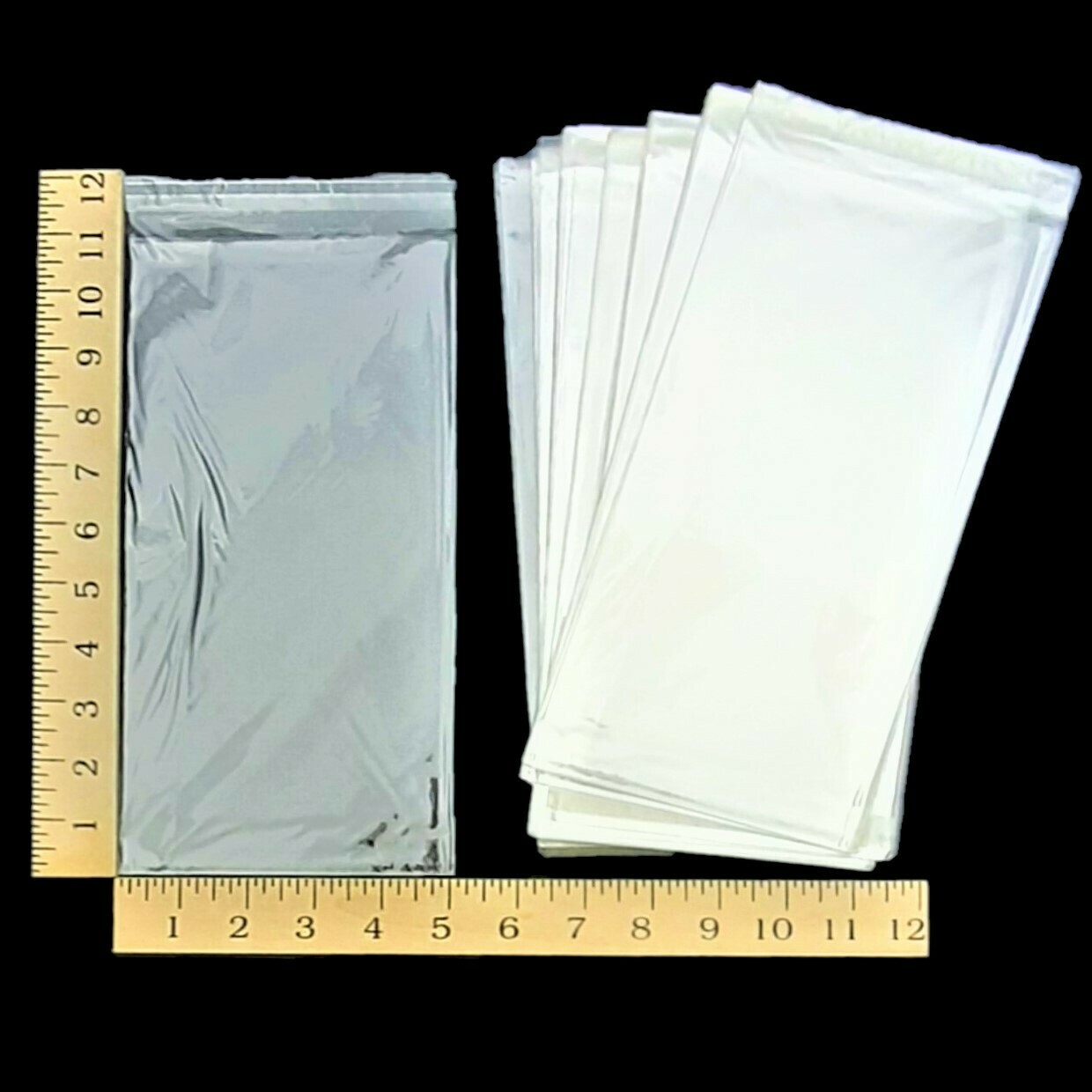 MEG 5&quot; X 11&quot; OPP PLASTIC W/ ADHESIVE 100`S