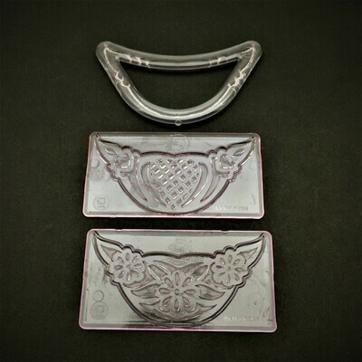 FMM TEXTURED LACE 92MM CUTTER SET 2