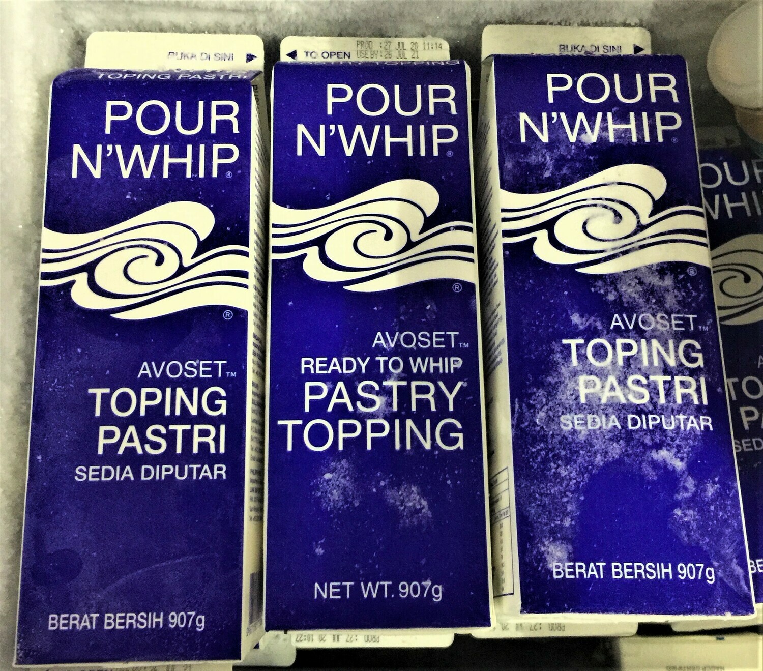 AVOSET POUR N&#39; WHIP PASTRY TOPPING 907g