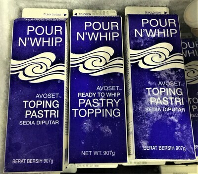 AVOSET POUR N&#39; WHIP PASTRY TOPPING 907g