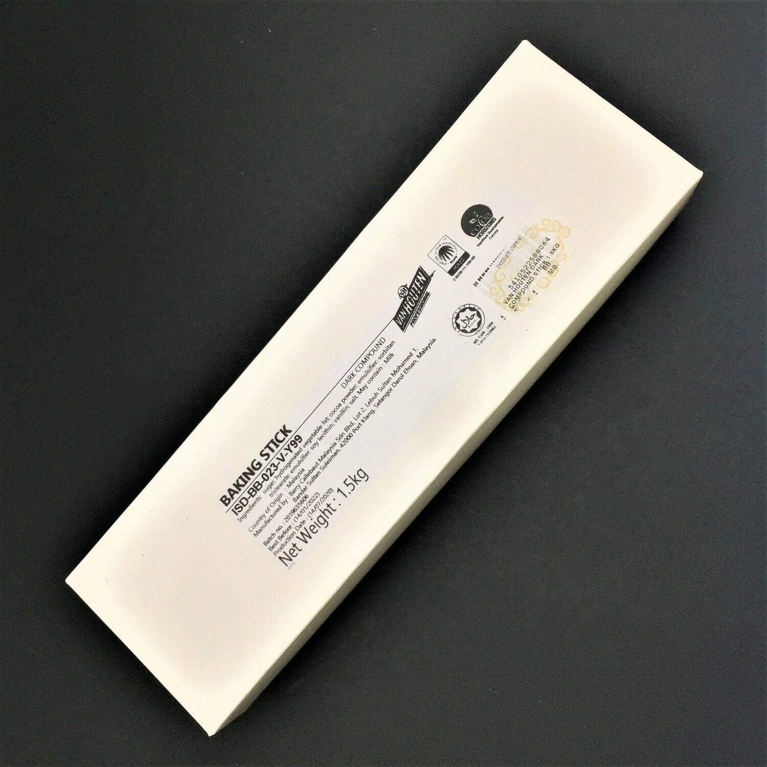 VAN HOUTEN DARK COMPOUND CHOCOLATE STICK