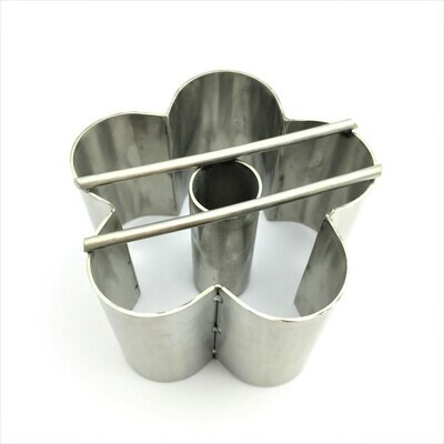 AT S/S FRUIT CUTTER FLOWER 2&quot; X 3&quot;