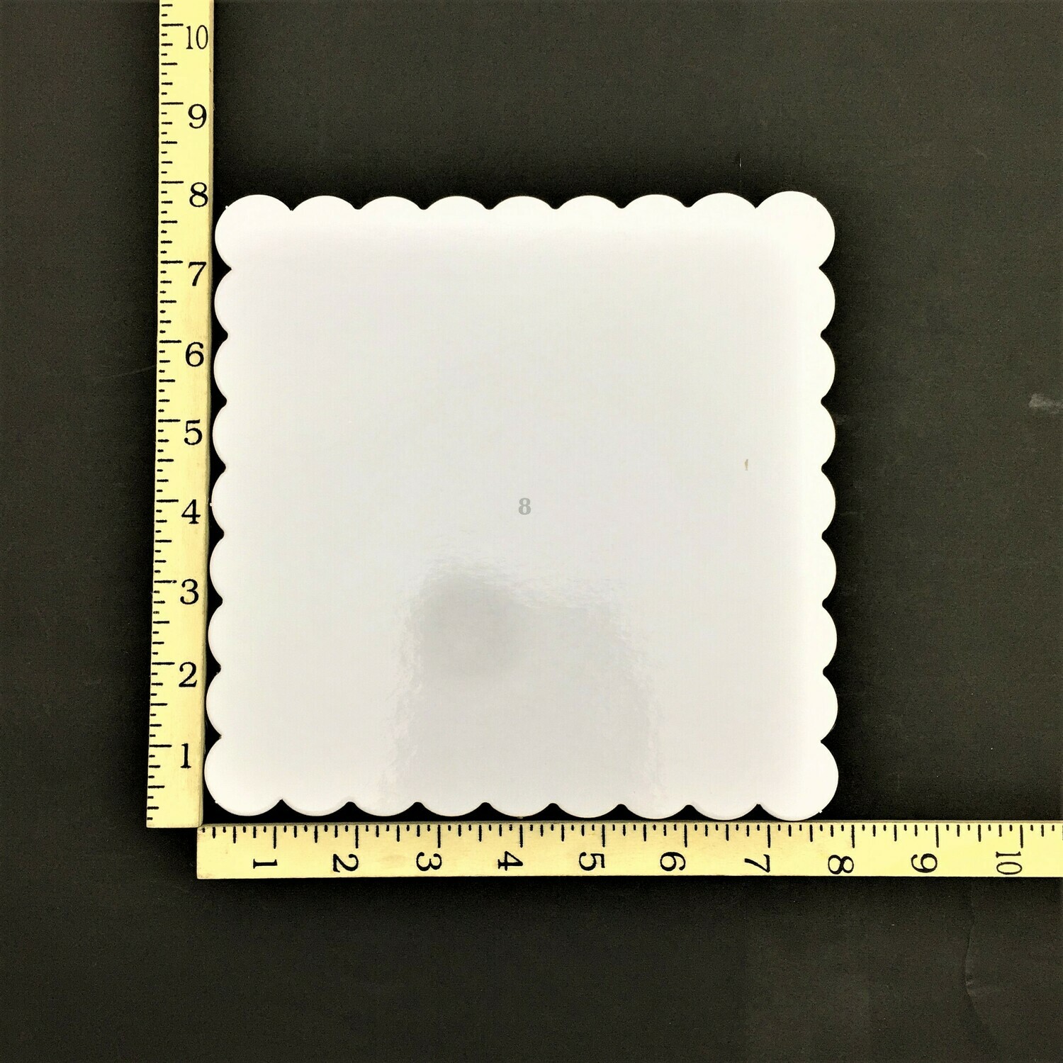 8&quot; X 8&quot; WHITE CAKE BOARD