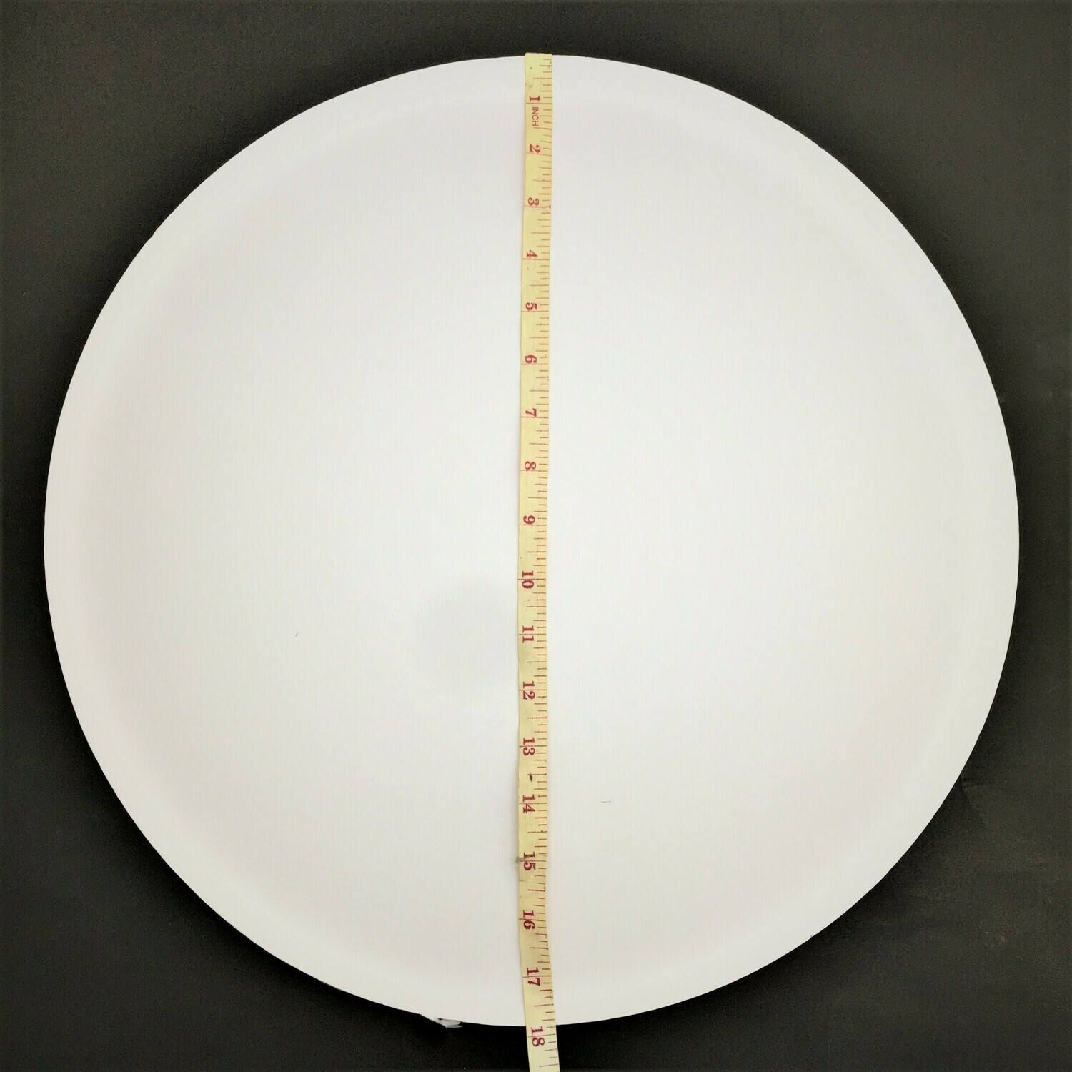 18&quot; WHITE CAKE DRUM BOARD 1PC