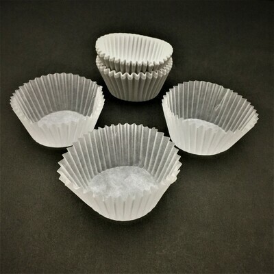 BAKING CUPS 3oz WHITE 500&#39;s
