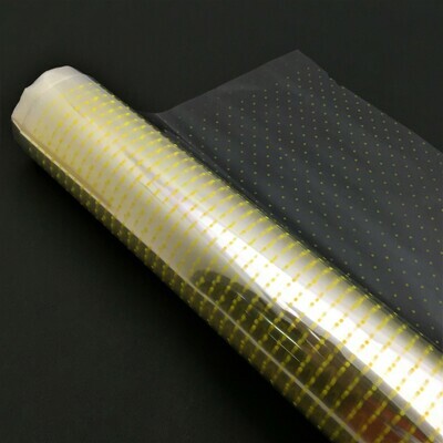FOODWRAP DOTTED GOLD
