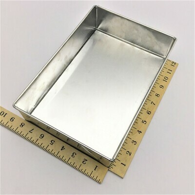 SL0498 RECTANGULAR PAN 8&quot; X 12&quot; X 3&quot;