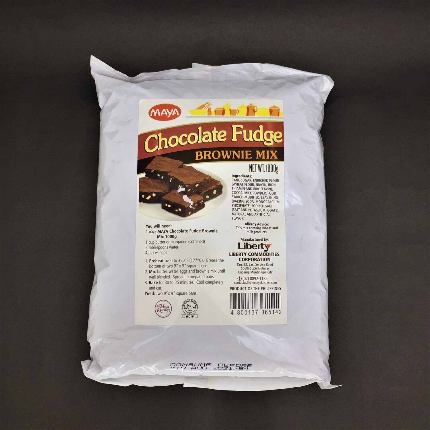 MAYA CHOCOLATE FUDGE BROWNIE MIX 1kg
