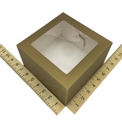 7&quot; X 7&quot; X 4&quot; CLASSIC GOLD 20&#39;s