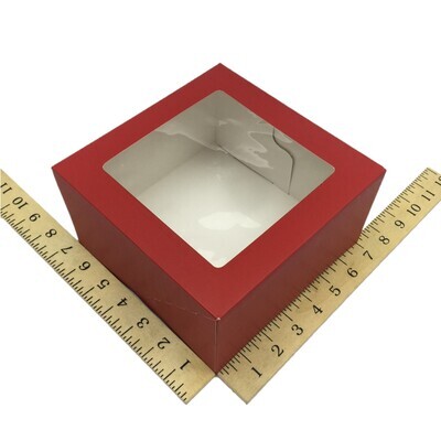 7&quot; X 7&quot; X 4&quot; DEEP RED 20&#39;s