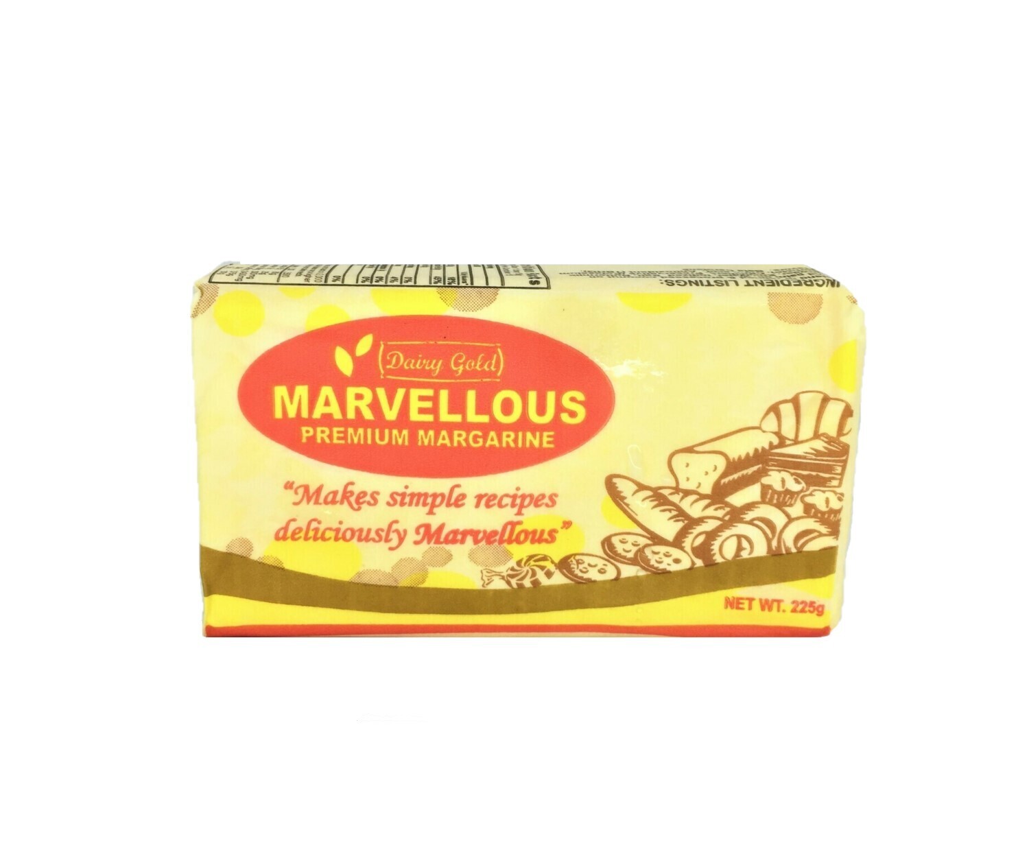 MARVELLOUS PREM. MARGARINE 225g