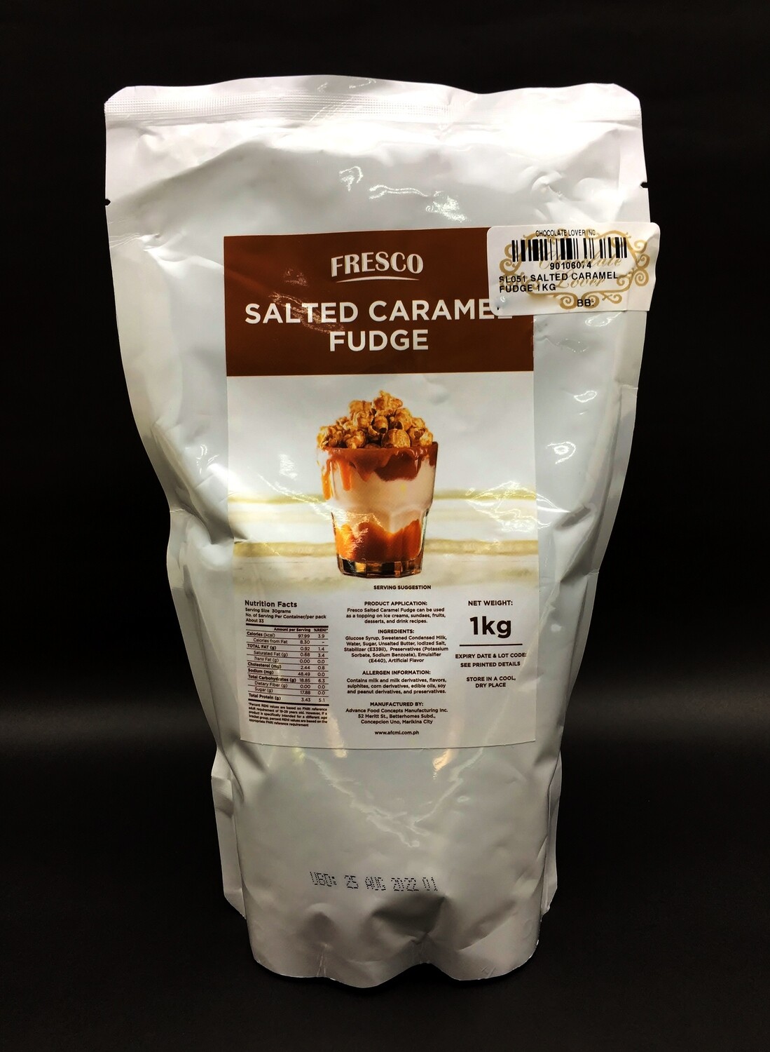 FRESCO SALTED CARAMEL FUDGE 1kg