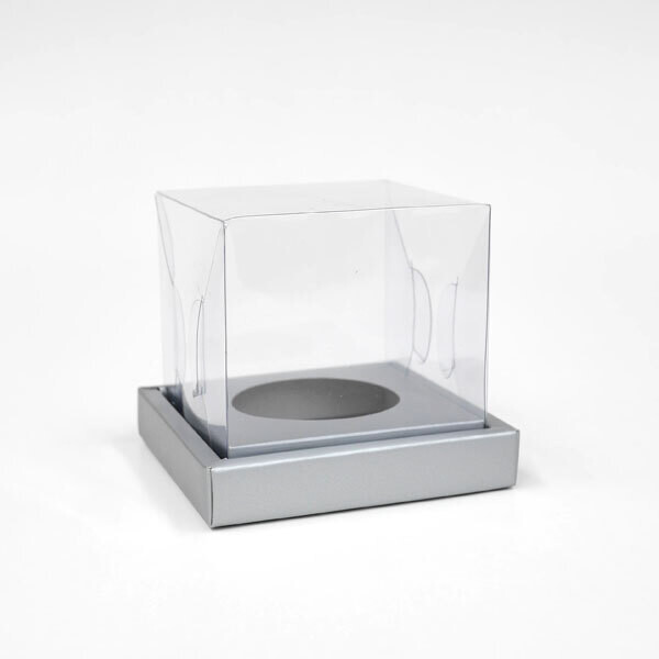 CUPCAKE BOX SILVER 20&#39;s