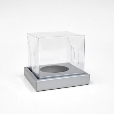 CUPCAKE BOX SILVER 20&#39;s