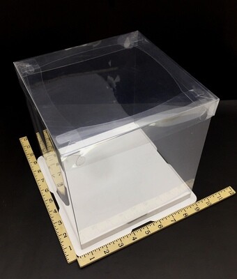 ACETATE SQUARE CAKE BOX (1pc)