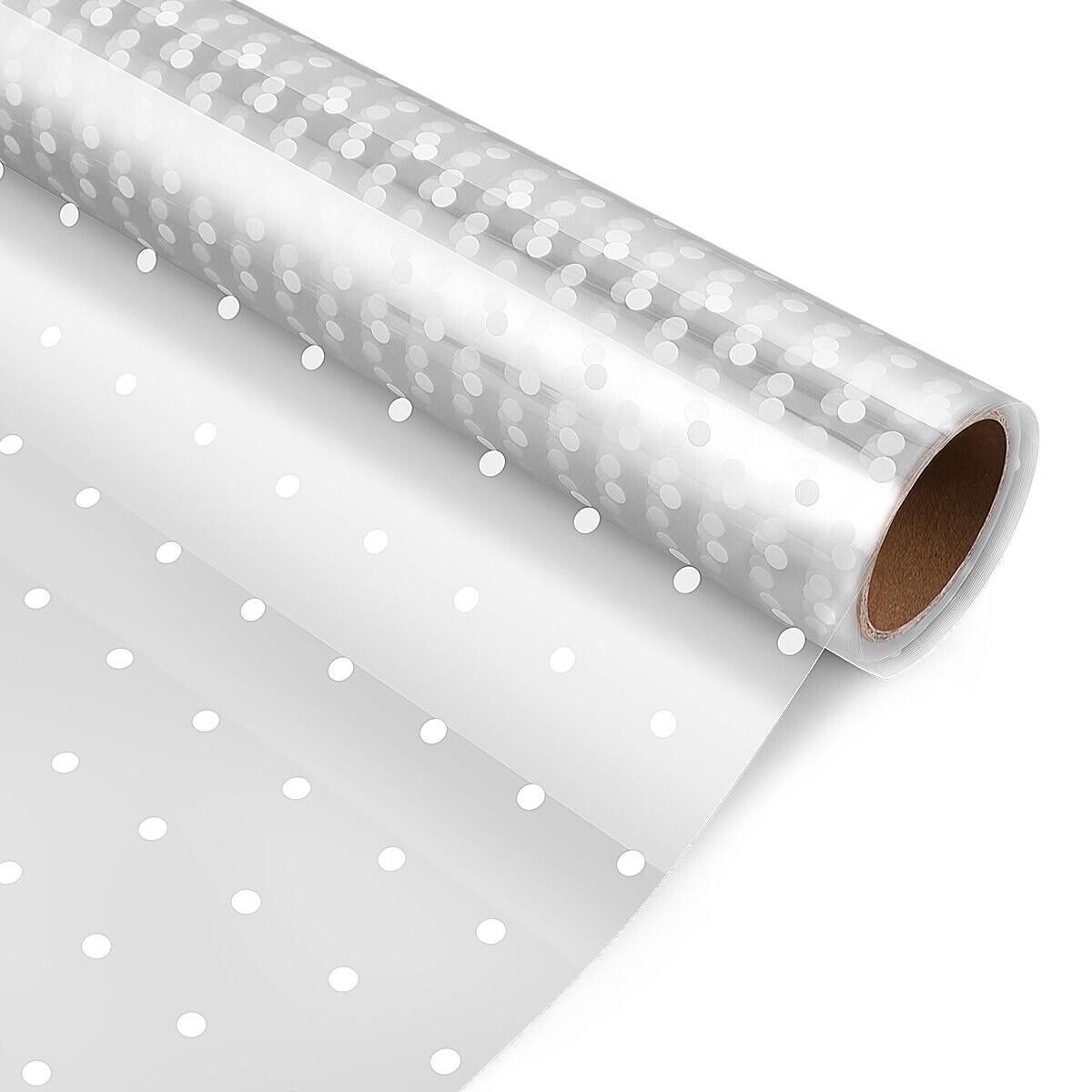 FOODWRAP DOTTED WHITE