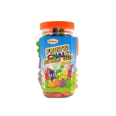 FRUITTI CHALK BUBBLE GUM 120&#39;s