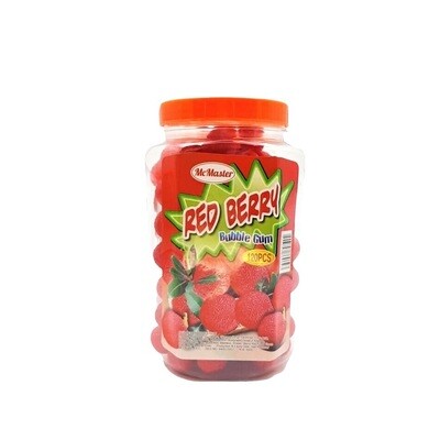 RED BERRY BUBBLE GUM 120&#39;s