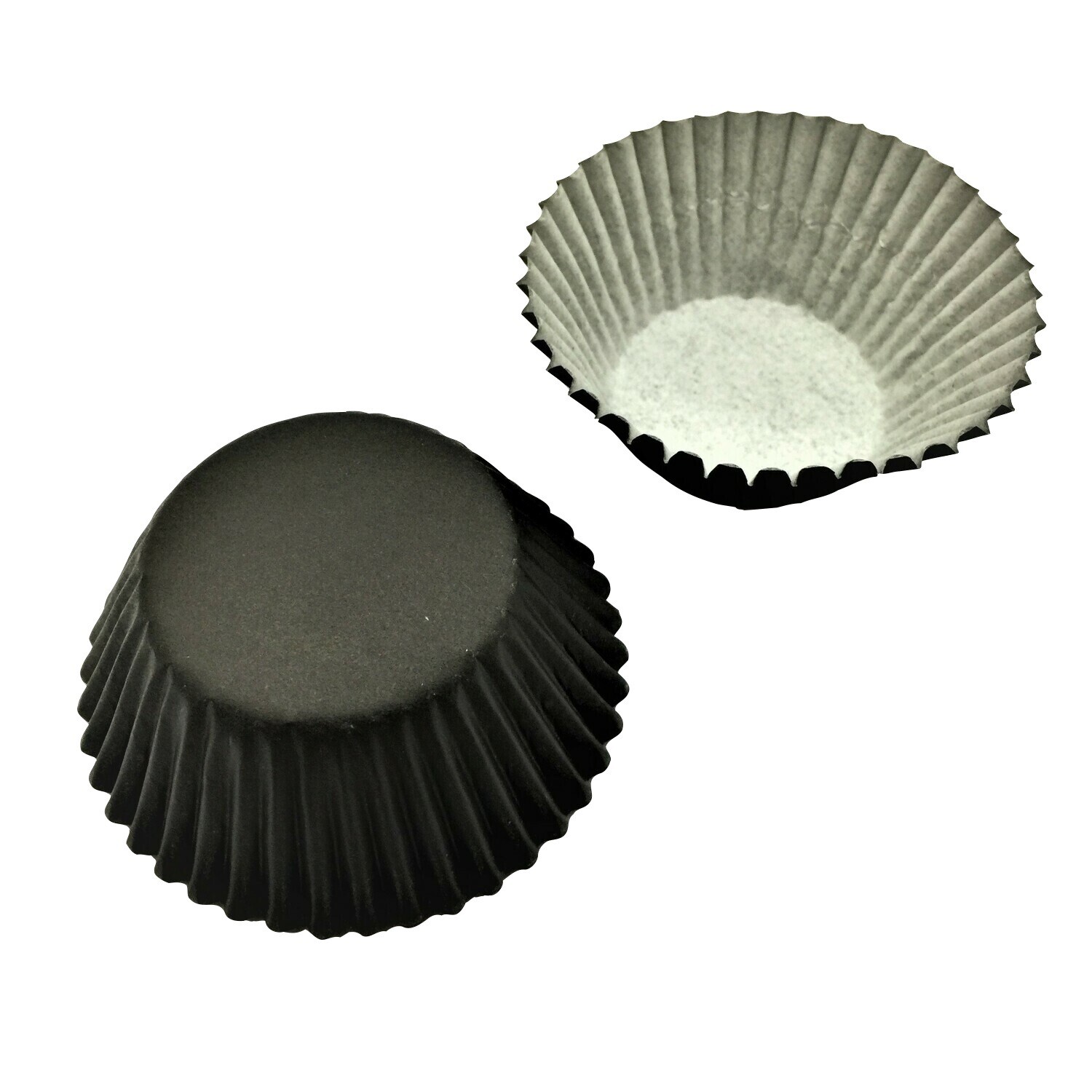 PAPER BAKING CUPS 2oz BLACK 200&#39;s