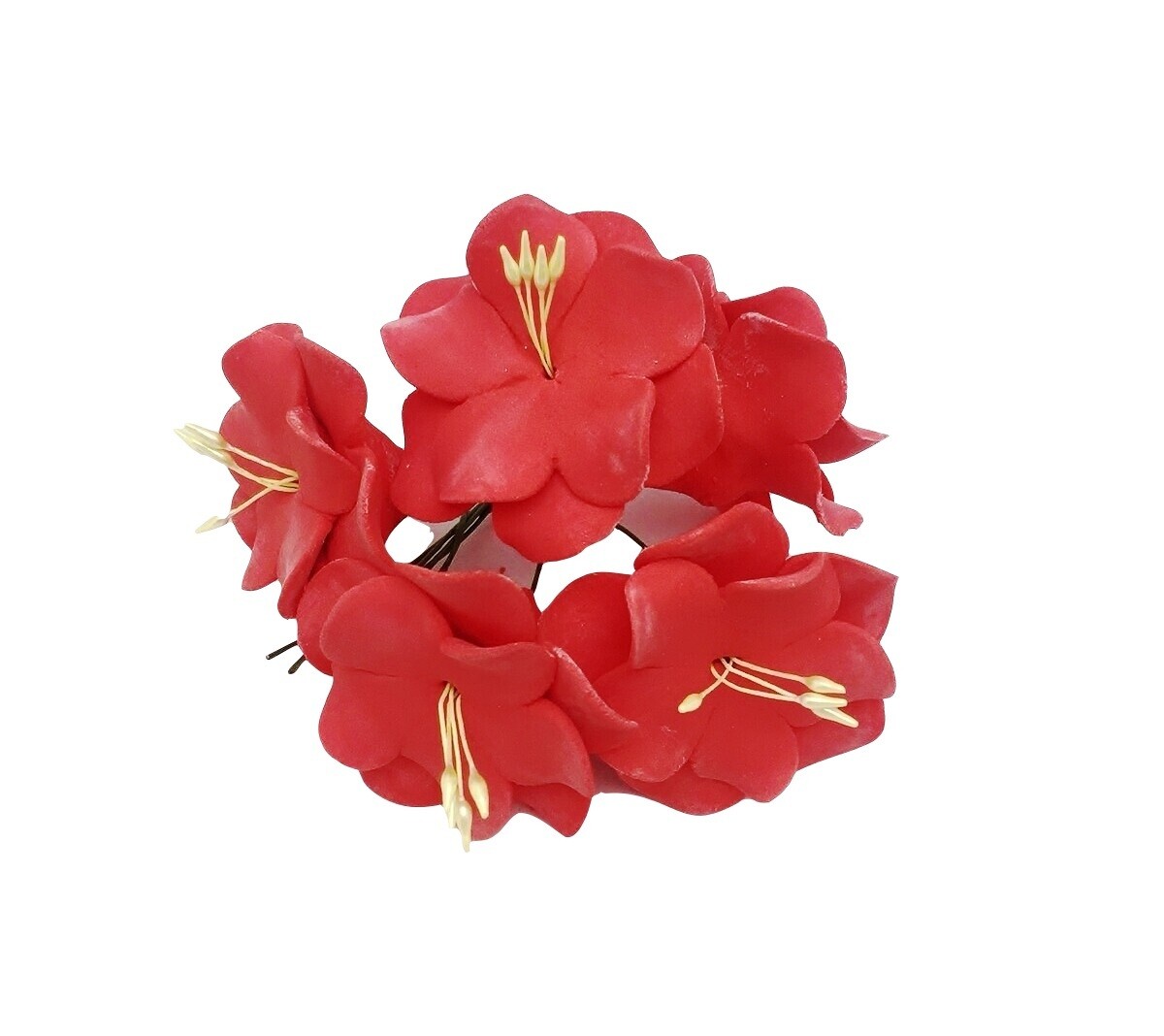 BLOSSOM FLOWER RED EDIBLE TOPPER