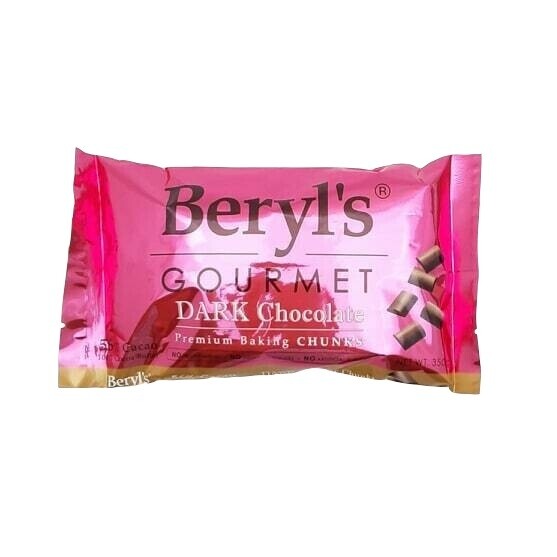 BERYL&#39;S DARK CHOCOLATE CHUNK 350g