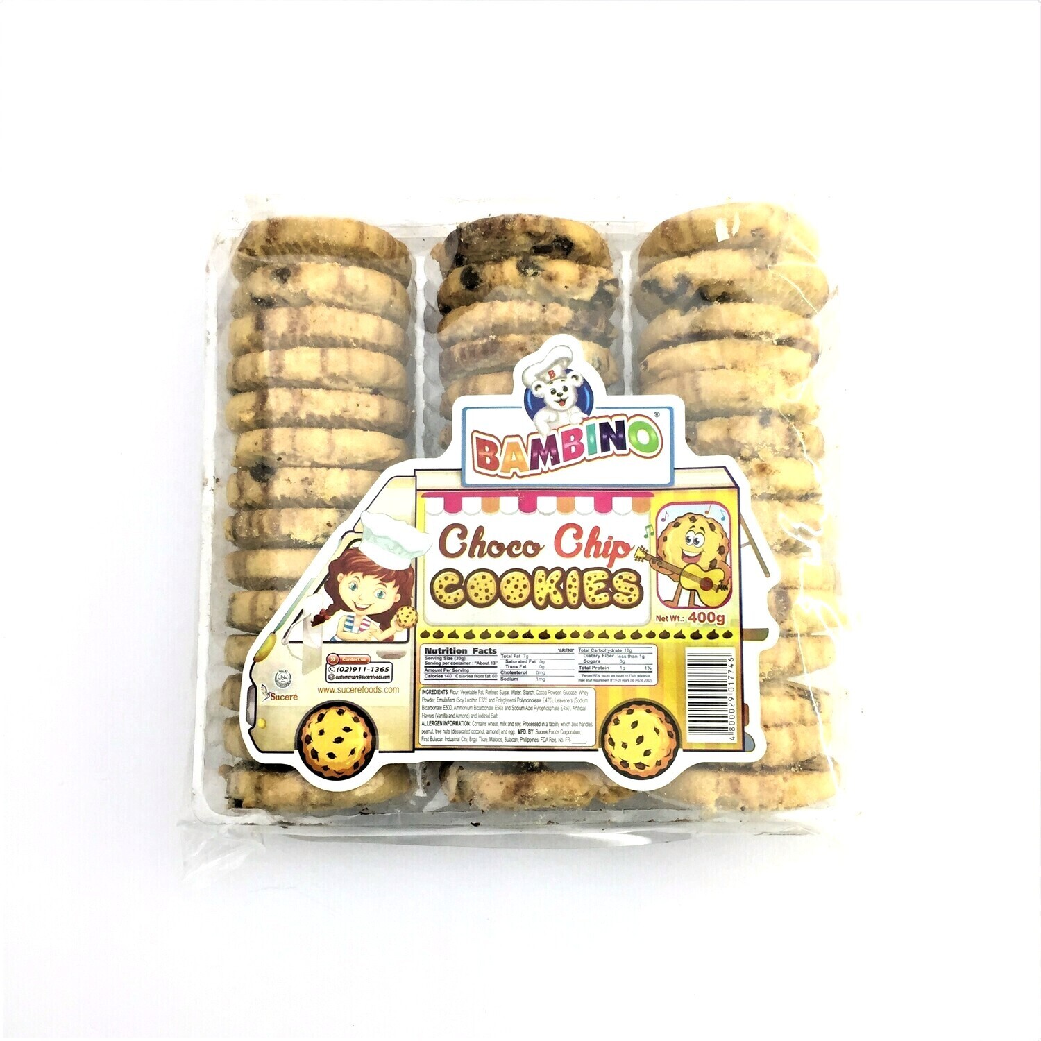 BAMBINO CHOCOLATE CHIP COOKIES 400g