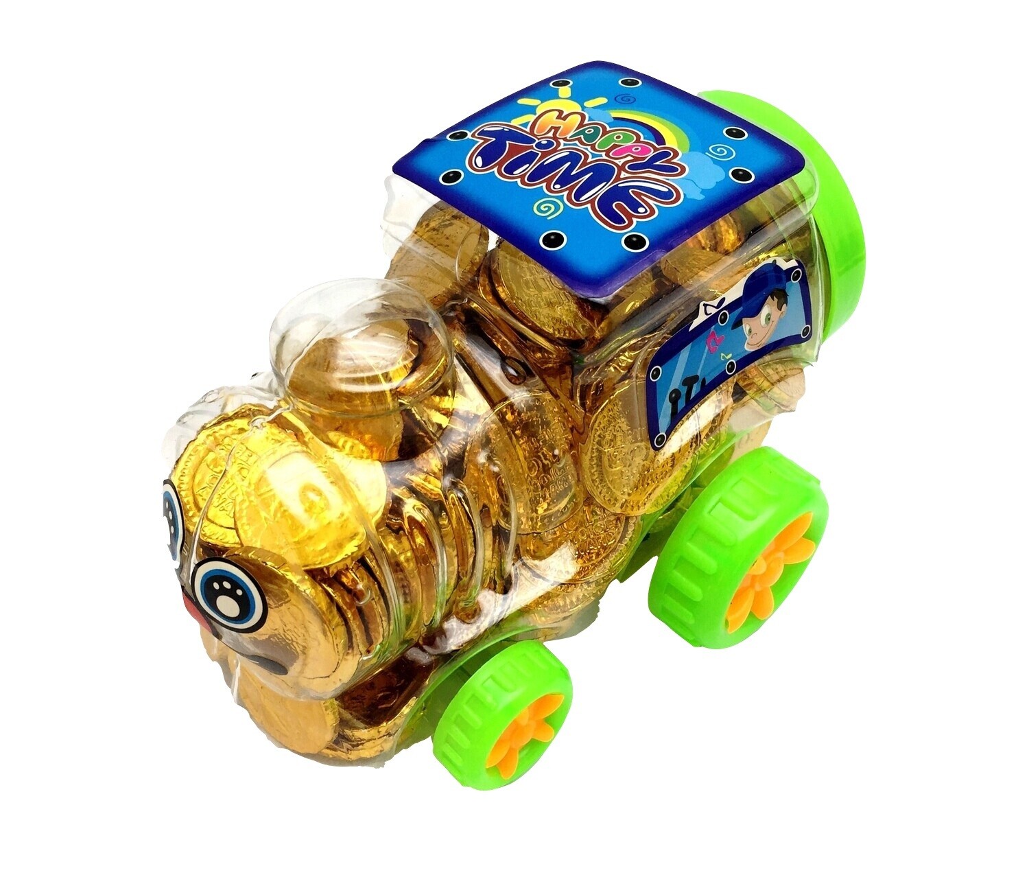 COCO GOLDEN COIN CHOCOLATE CAR JAR 360g