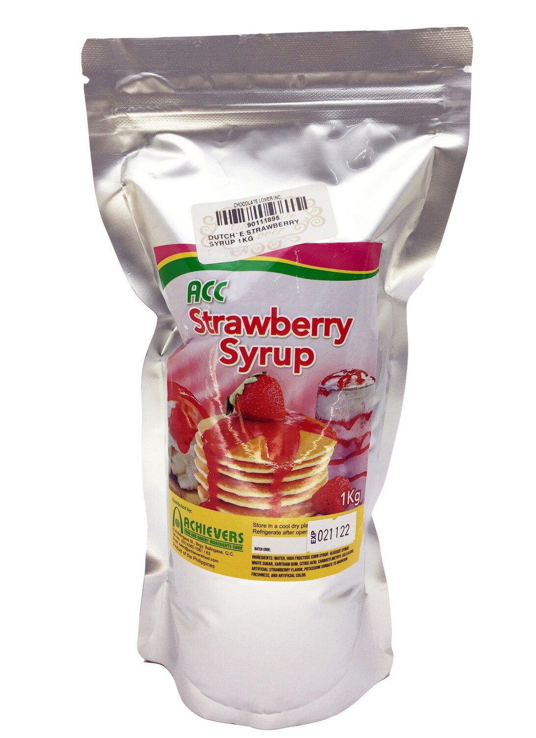 DUTCH&#39;E STRAWBERRY SYRUP 1KG