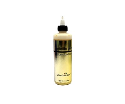 CHEFMASTER AIRBRUSH COLOR METALLIC GOLD 9oz