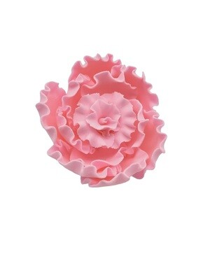 RAFFLED ROSE LARGE PINK
