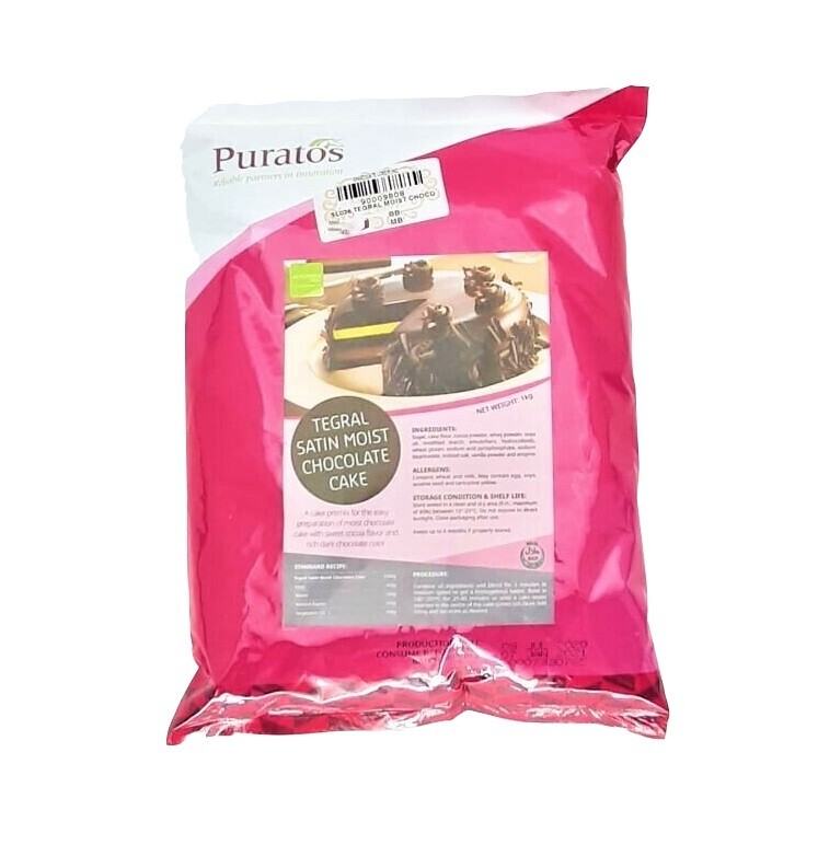 PURATOS TEGRAL SATIN MOIST CHOCOLATE CAKE 1kg